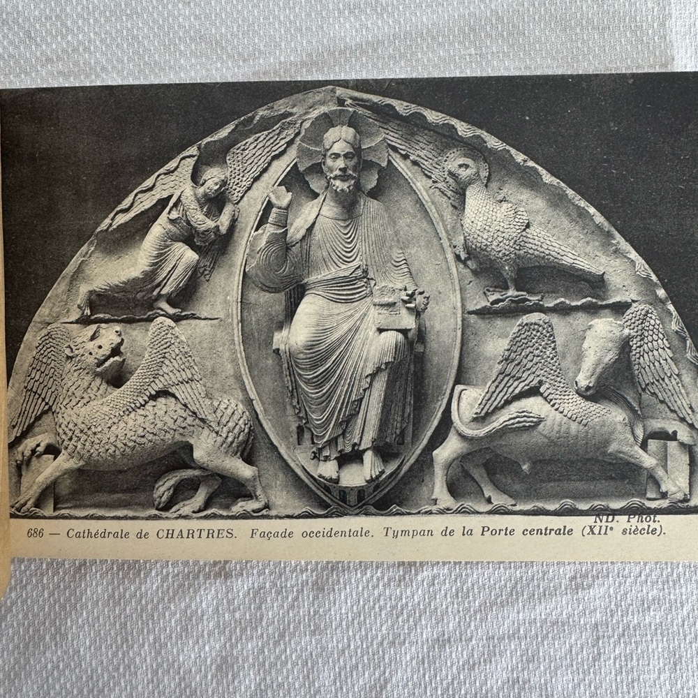 Vintage postcard booklet of Cathedrals' published by Maison Nicolurt